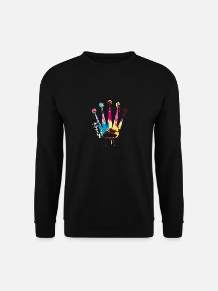 Colorful crown - Unisex Sweatshirt - black