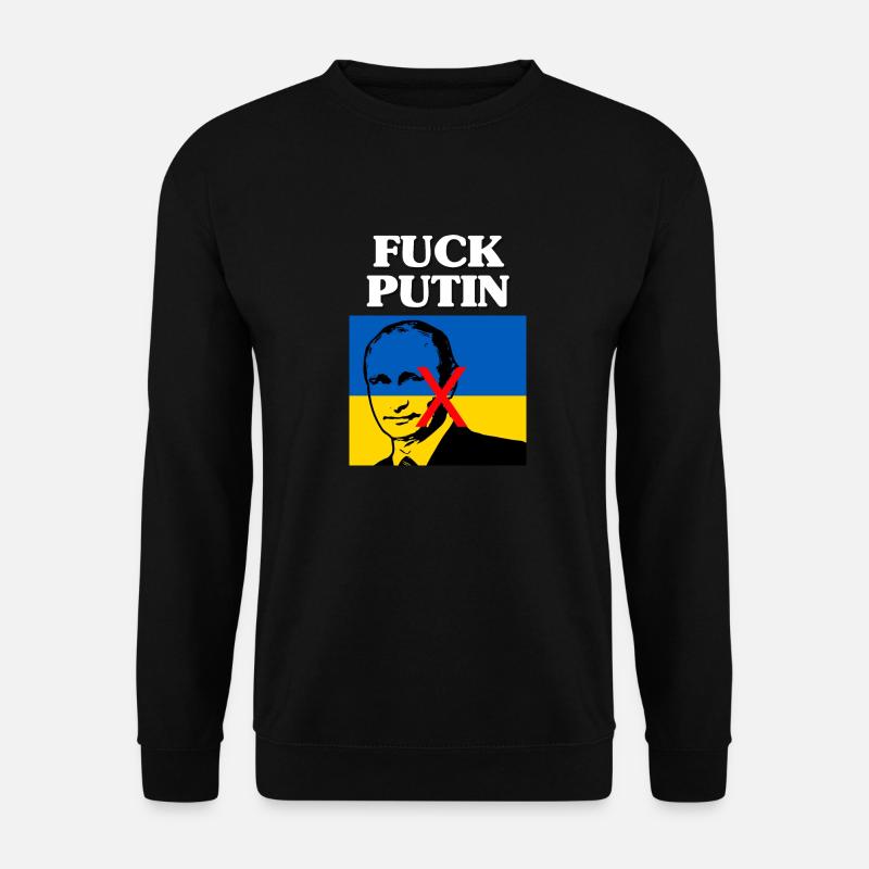 Ukraine Putin - Unisex Pullover - Schwarz