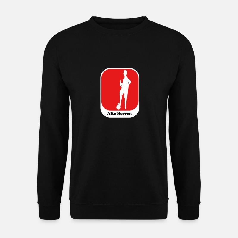 Alte Herren Fußball - Unisex Pullover - Schwarz