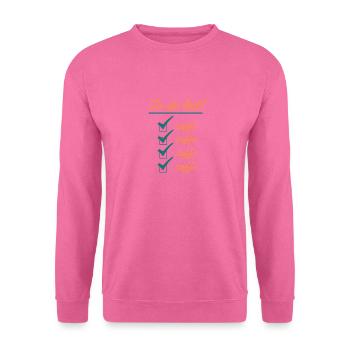 Réveillez-vous et sentez le café - Sweat-shirt Unisexe - rose - Devant