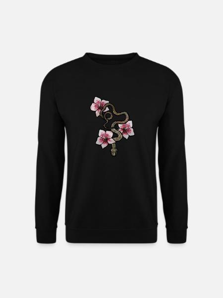 Snake Orchids - Unisex Sweatshirt - black