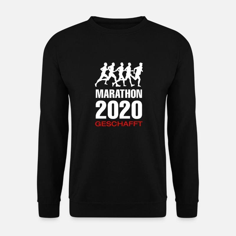Marathon Running - Unisex Pullover - Schwarz