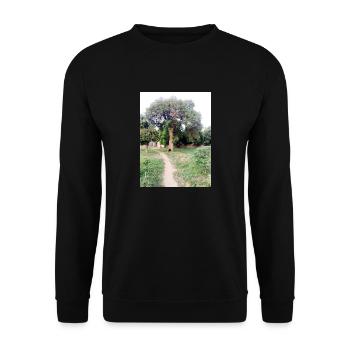 Bush way - Unisex Sweatshirt - black - Front - Alina (178cm) & Michal (187cm)