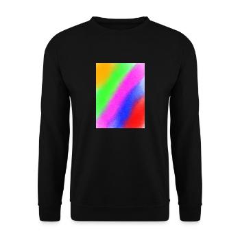 Peace and love - Unisex Pullover - Schwarz - Vorne - Alina (178cm) & Michal (187cm)