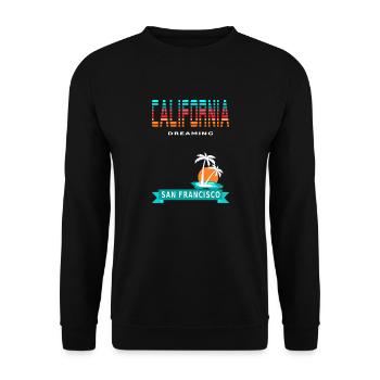 California Dreaming - San Francisco - Sweat-shirt Unisexe - noir - Devant - Alina (178cm) & Michal (187cm)