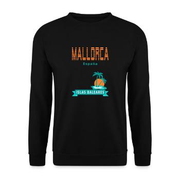 Mallorca - Spanien - Unisex Pullover - Schwarz - Vorne - Alina (178cm) & Michal (187cm)