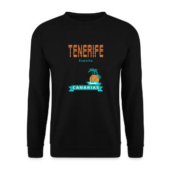 Tenerife - Espagne - Sweat-shirt Unisexe - noir - Devant - Alina (178cm) & Michal (187cm)
