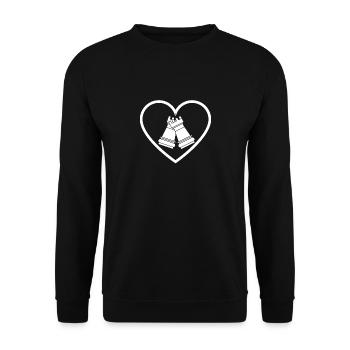 Chess Saying Gift Checkmate Queens Gambit - Sweat-shirt Unisexe - noir - Devant - Alina (178cm) & Michal (187cm)