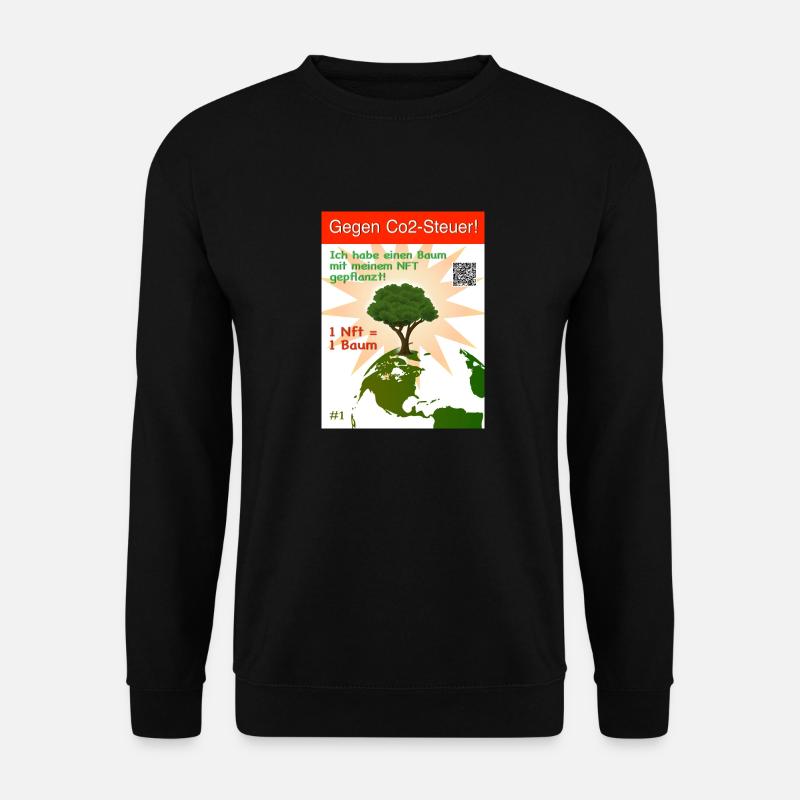 Ein NFT für einen Baum! - Unisex Pullover - Schwarz