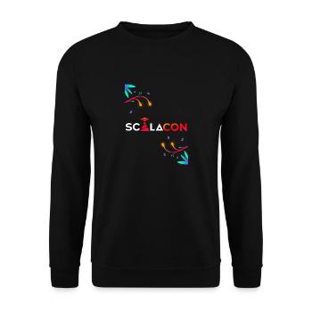 ScalaCon 2022 Swag - Unisex Sweatshirt - black - Front - Alina (178cm) & Michal (187cm)