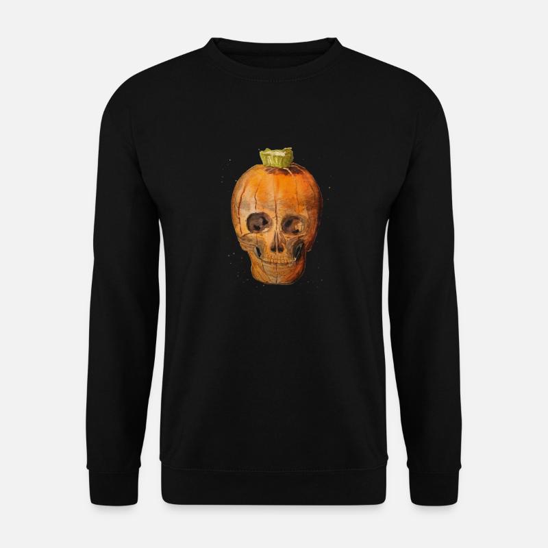 Kürbisschädel - Unisex Pullover - Schwarz