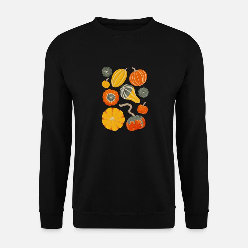 Kürbisse Saison - Unisex Pullover - Schwarz