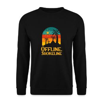 Beach Family Ocean Relatives Summer - Unisex Pullover - Schwarz - Vorne - Alina (178cm) & Michal (187cm)