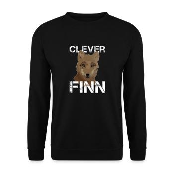 Finn Geburtstag Finn - Unisex Pullover - Schwarz - Vorne - Alina (178cm) & Michal (187cm)