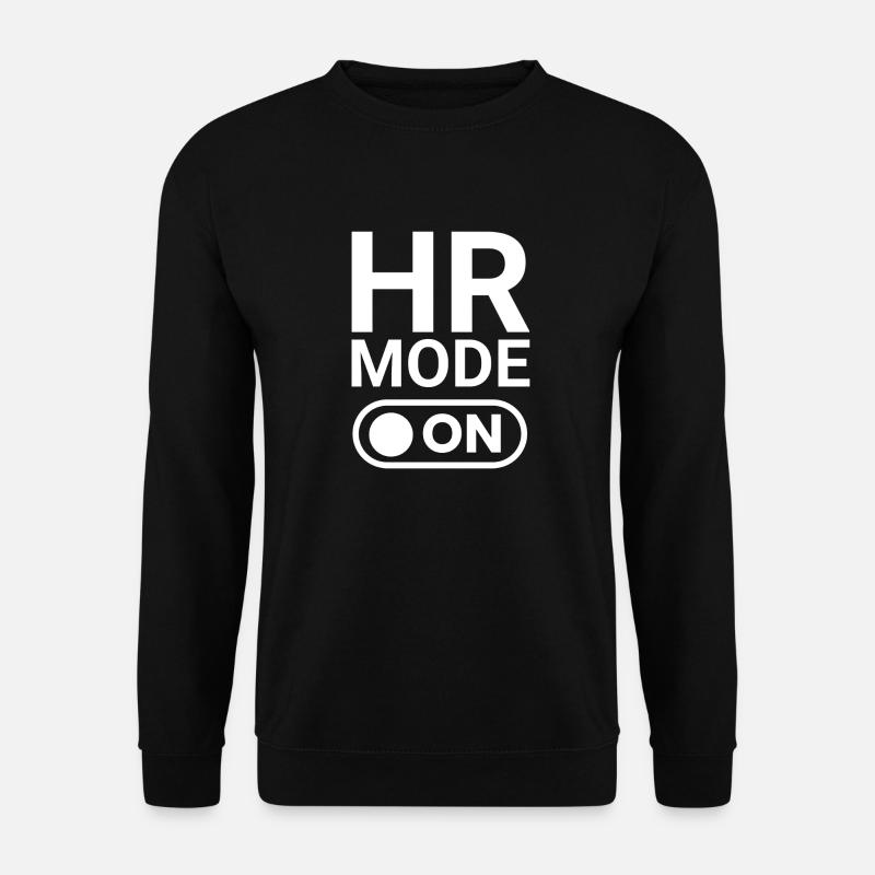 HR-Modus EIN - Unisex Pullover - Schwarz