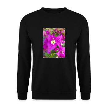 bougainvillea Bougainvillea - Unisex Sweatshirt - black - Front - Alina (178cm) & Michal (187cm)