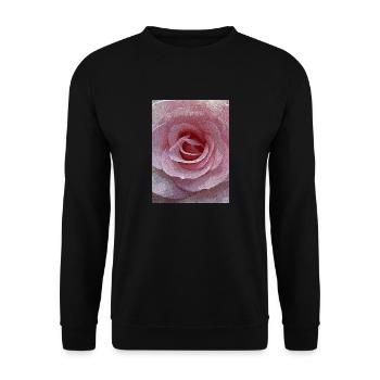 Rose - Sweat-shirt Unisexe - noir - Devant - Alina (178cm) & Michal (187cm)