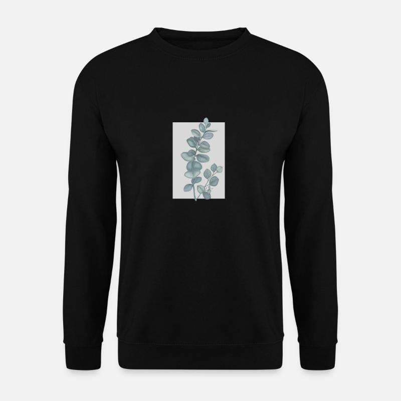 Pflanze - Unisex Pullover - Schwarz