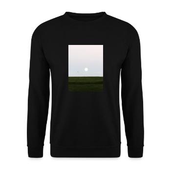 Sun set t-shirts - Unisex Sweatshirt - black - Front - Alina (178cm) & Michal (187cm)