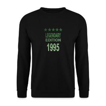 Legendary 1995 Edition - Unisex Sweatshirt - black - Front - Alina (178cm) & Michal (187cm)