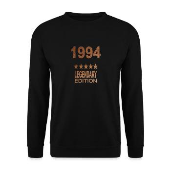 Legendary 1994 Edition - Unisex Sweatshirt - black - Front - Alina (178cm) & Michal (187cm)