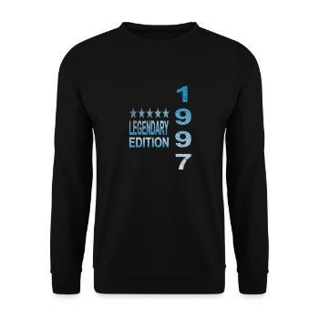 Legendary 1997 Edition - Unisex Sweatshirt - black - Front - Alina (178cm) & Michal (187cm)