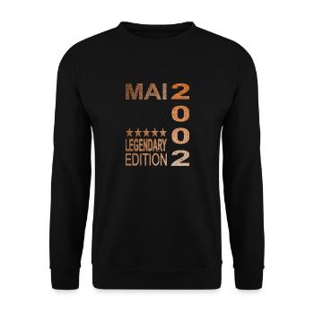 Legendary 2002 May Edition - Unisex Sweatshirt - black - Front - Alina (178cm) & Michal (187cm)
