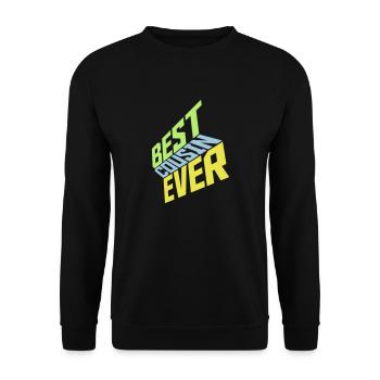 best cousin ever Zitat - Unisex Pullover - Schwarz - Vorne - Alina (178cm) & Michal (187cm)
