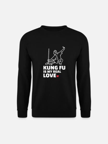 I love Kung-Fu - Unisex Sweatshirt - black