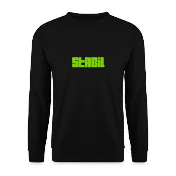 ich bin nicht woke - Unisex Pullover - Schwarz - Vorne - Alina (178cm) & Michal (187cm)