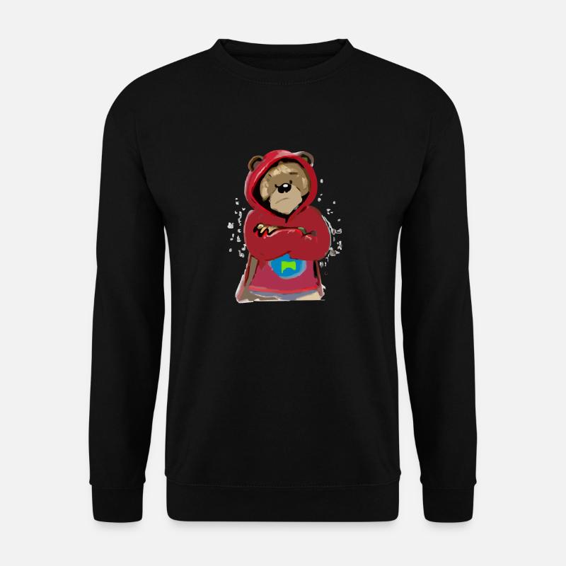 Bloo the grumpy bear - Unisex Sweatshirt - black