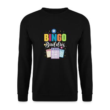 Bingo Buddies - Bingo Game Lover Bingo Winner Fan - Sweat-shirt Unisexe - noir - Devant - Alina (178cm) & Michal (187cm)