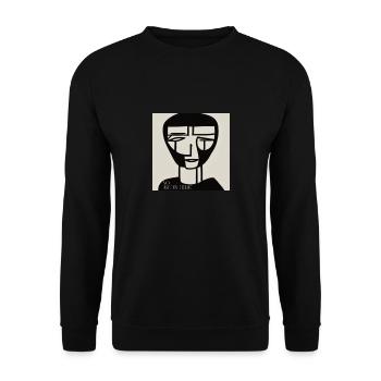ARTWORK2 - Unisex Pullover - Schwarz - Vorne - Alina (178cm) & Michal (187cm)