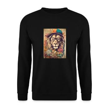 animal style - Sweat-shirt Unisexe - noir - Devant - Alina (178cm) & Michal (187cm)
