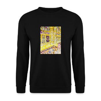 Morning Prayer - Unisex Sweatshirt - black - Front - Alina (178cm) & Michal (187cm)