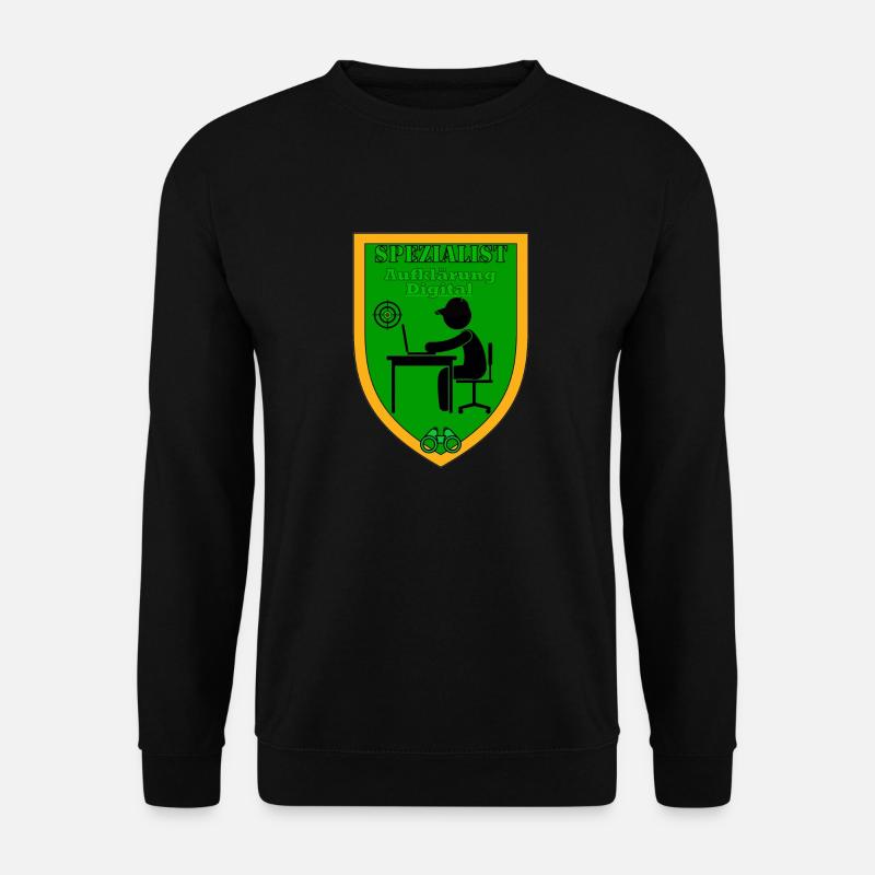 Spezialist Aufklärung Digital - Unisex Pullover - Schwarz