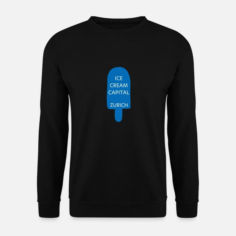 Zürcher Glacenliebhaber - Unisex Pullover - Schwarz