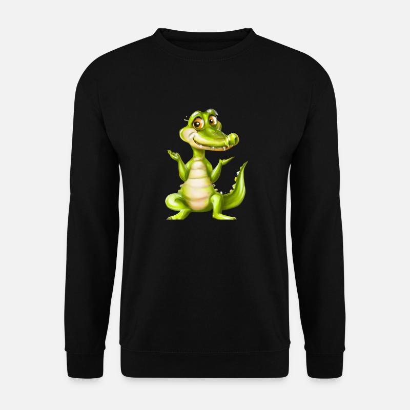 Happy croc - Unisex Sweatshirt - black