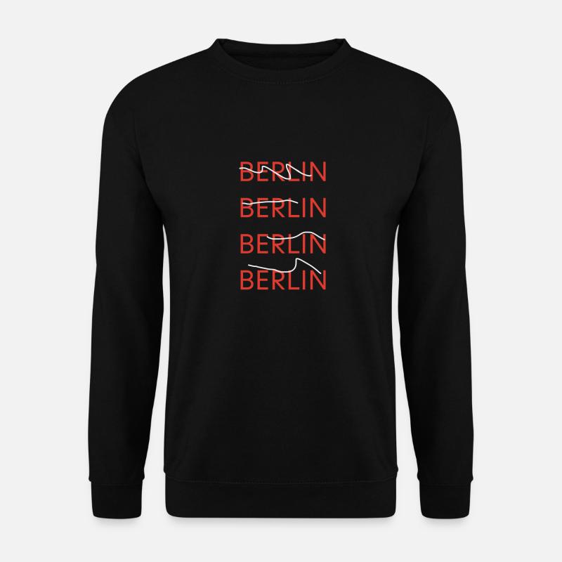 Berlin Berlin Berlin Berlin - Unisex Pullover - Schwarz