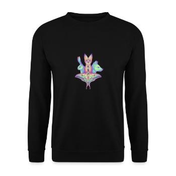 Wachen - Unisex Pullover - Schwarz - Vorne - Alina (178cm) & Michal (187cm)