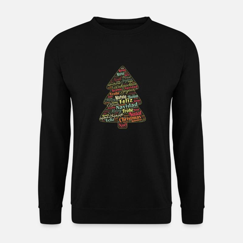 Weihnachten lustiger Spruch - Unisex Pullover - Schwarz