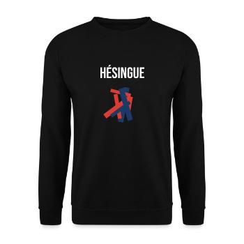 Hésingue Alsace T-Shirt Souvenir Hésingue - Unisex Pullover - Schwarz - Vorne - Alina (178cm) & Michal (187cm)