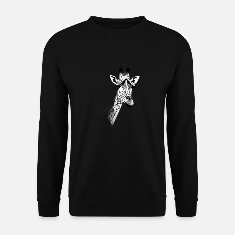 Giraffe - Unisex Pullover - Schwarz