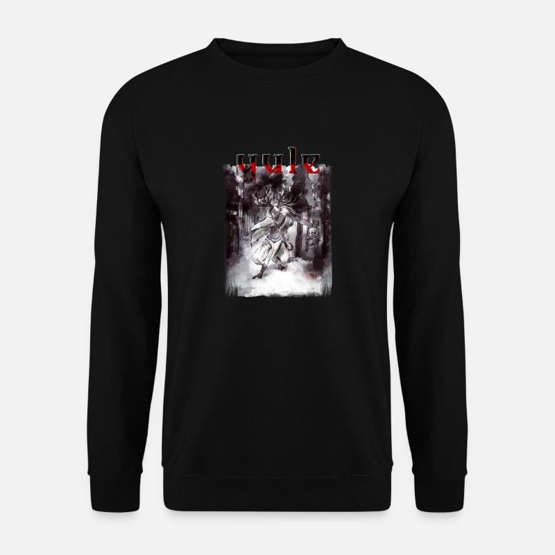Santa Claus Is Dead: Pagan MotifYule - Unisex Sweatshirt - black