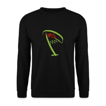 Porto Nordportugal - Unisex Pullover - Schwarz - Vorne - Alina (178cm) & Michal (187cm)