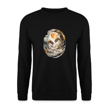 Dragons japonais - Sweat-shirt Unisexe - noir - Devant - Alina (178cm) & Michal (187cm)