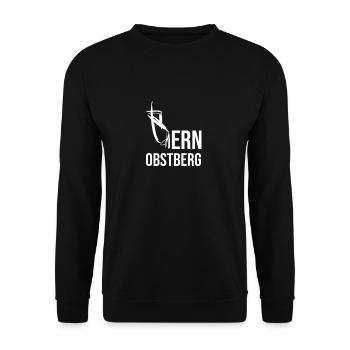 Bern Obstberg - Unisex Sweatshirt - black - Front - Alina (178cm) & Michal (187cm)