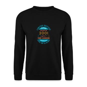 Classic 2001 Legacy - Sweat-shirt Unisexe - noir - Devant - Alina (178cm) & Michal (187cm)