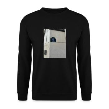 IMG 0491 - Unisex Sweatshirt - black - Front - Alina (178cm) & Michal (187cm)