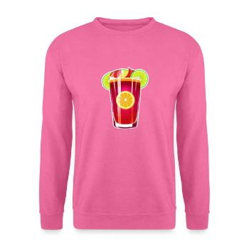 Le shake vitaminé est bon pour la santé - Sweat-shirt Unisexe - rose - Devant